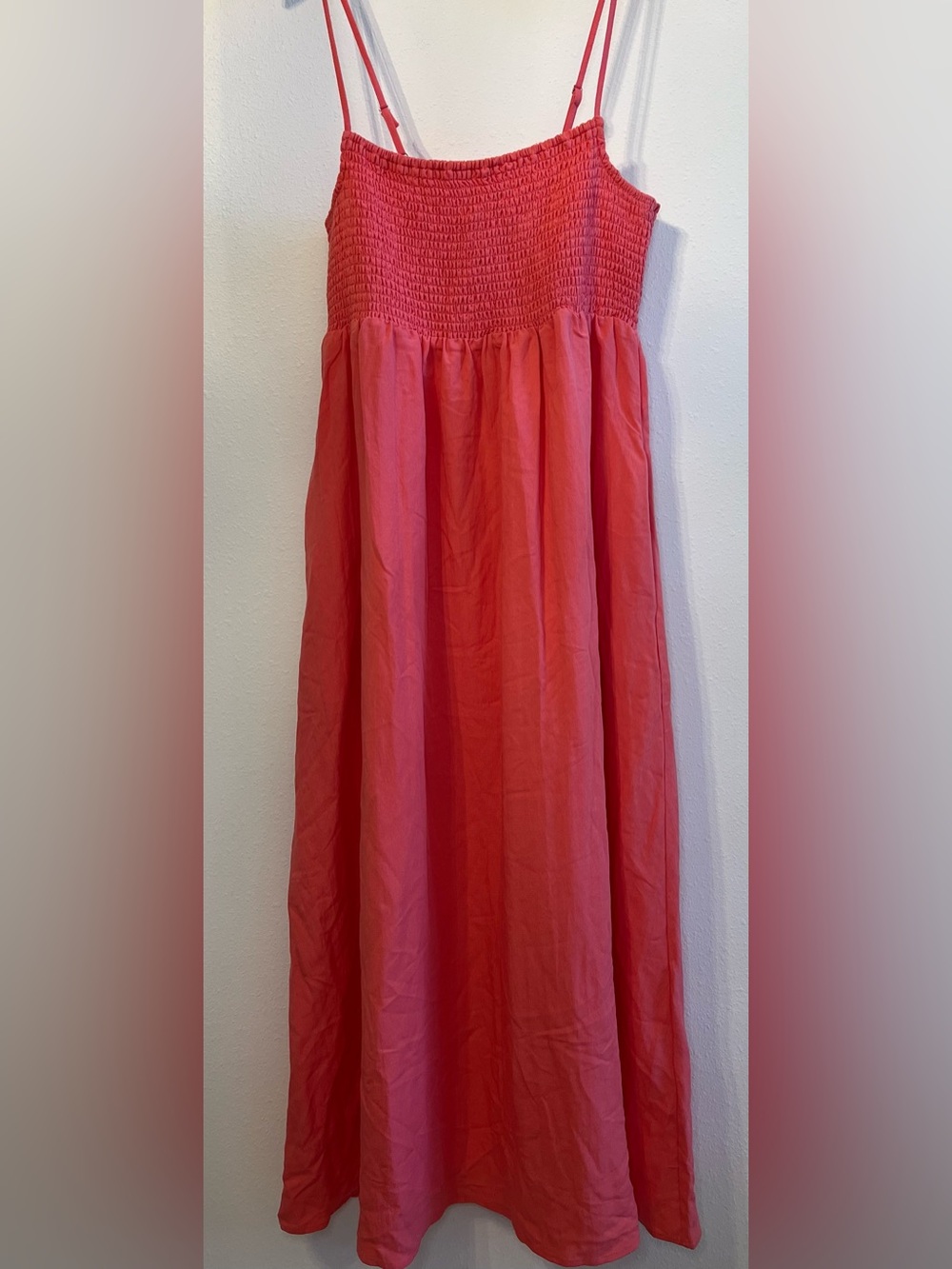 Z Supply Bayside Linen Maxi Dress - Smocked Waist